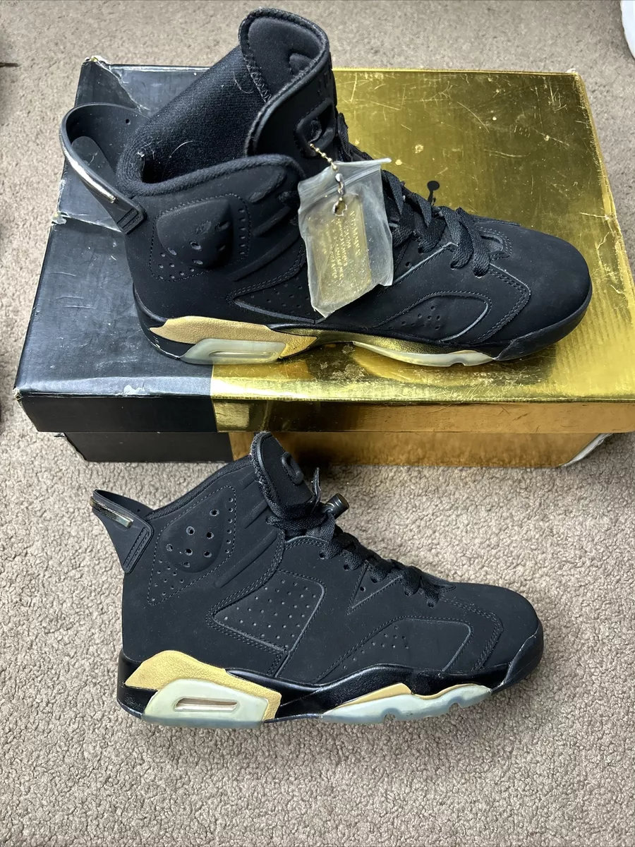 Jordan 6s black and gold 2025