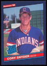 1986 Donruss Cory Snyder Cleveland Indians #29