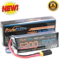 Powerhobby 3s 11.1v 5200mah 50c Lipo Battery FOR TRAXXAS Bandit VXL