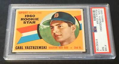1960 Topps Carl Yastrzemski Rookie Star #148 Baseball Card 1960 Topps Carl Yastrzemski Rookie Star #148 Baseball Card