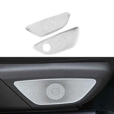 Seat Button Handle Panel 2020-2022 Silver Titanium Cover Trim For Benz GLE GLS
