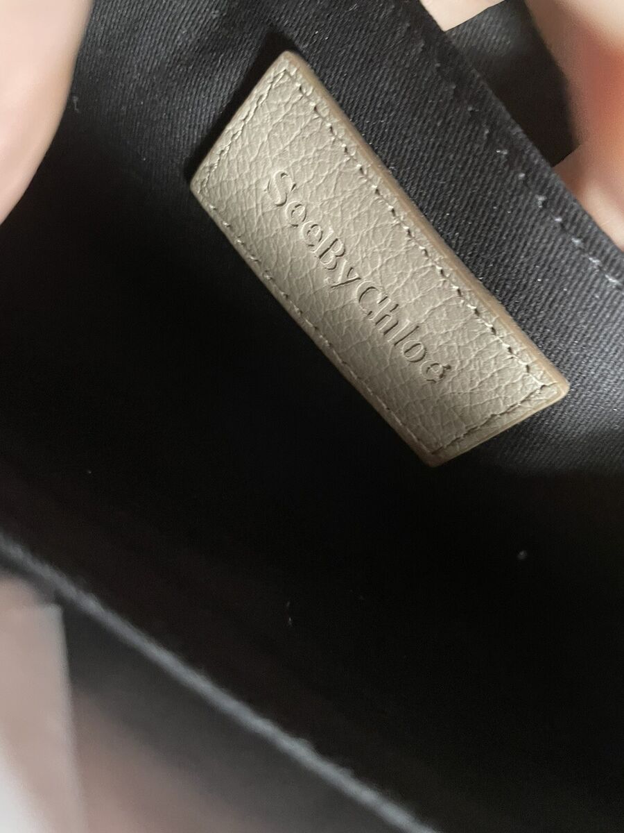 See by Chloe Women Hana Mini Saddle Leather Bag Motty Grey See by Chloe Women Hana Mini Saddle Leather Bag Motty Grey