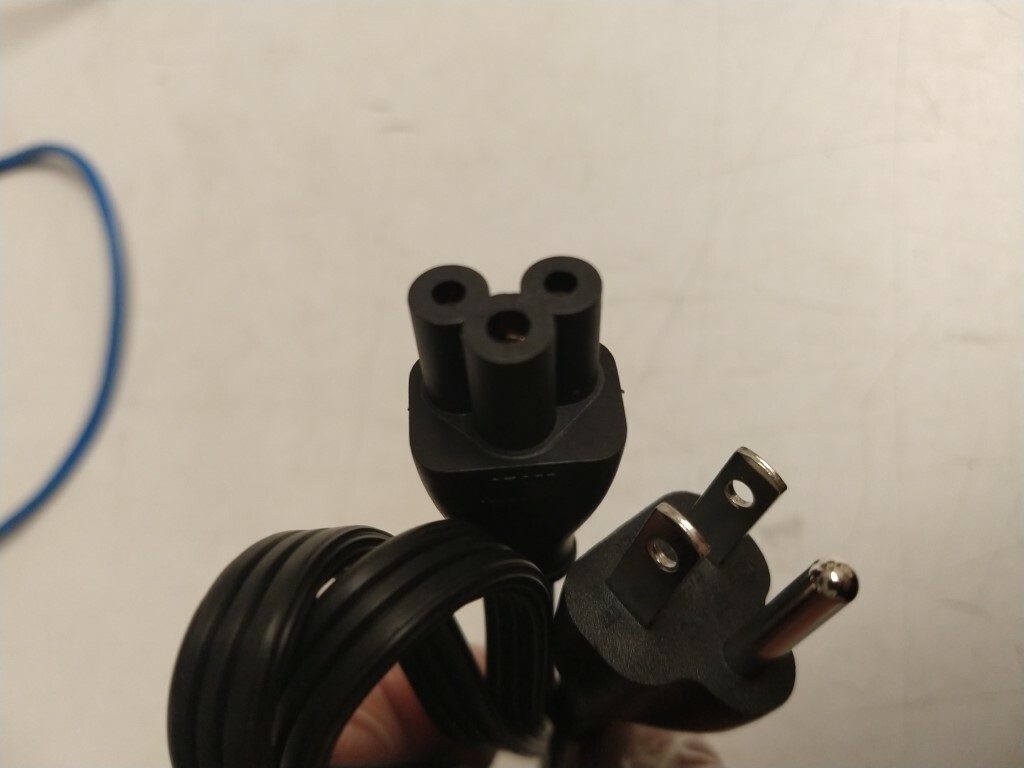 Il Problema Della Pace CYD Cavo Alimentazione 3 Poli (2 Pezzi 4 Piedi) Per Notebook Giunto Cavo Alimentazione Per Notebook Spina Schuko Frizione, HP Dell Toshib Sony ASUS Acer Samsung Scarpa Da Lavoro - Foto 2