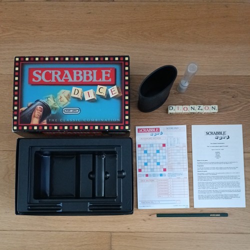 Scrabble Dice Game 1988 Vintage Spears Complete/Boxed The Classic Combination - Picture 2 of 17