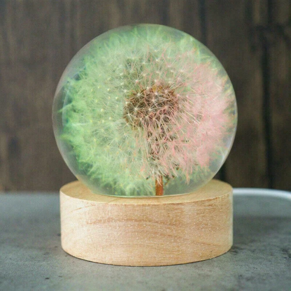 Night Light Silicone Ball Mold Round Sphere Mould Epoxy Crafts Resin F7O2