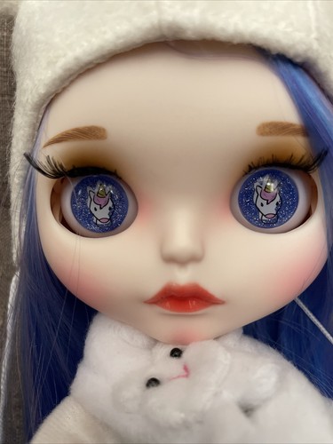 Bambola Blythe 12" personalizzata OOAK ~ bambino invernale ~ CON VESTITO! - Foto 4 di 11