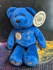Timeless Toys State Quarter Bear 1999 3 New Jersey Plush 9" Beanie Collectible