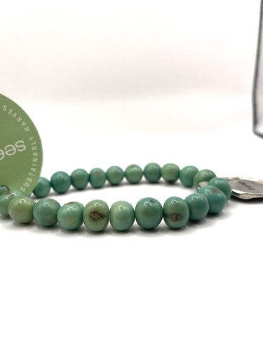 Açaí Seeds Of Life Bracelet With Wax Seal And Teal Beads Whitney Howard Designs - Picture 7 of 8