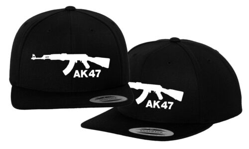 AK-47 AK47 Flexfit SNAPBACK 5/6 Panel Cap Basecap Yupoong Embroidered - Picture 1 of 1