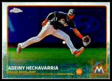 2015 TOPPS CHROME #28 ADEINY HECHAVARRIA MIAMI MARLINS