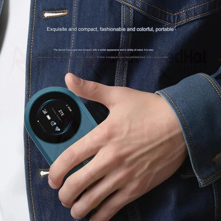 ZTE U10S Pro 4G WiFi6 Pocket WiFi Blu di FedEx - Immagine 2 di 4