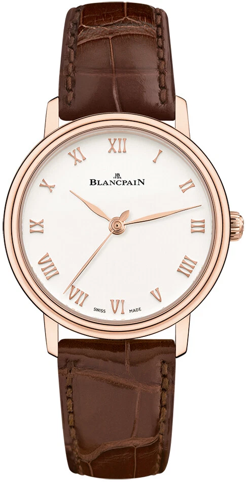 Blancpain Women's Villeret Ultraplate 18K Rose 29mm Auto Watch 6104-3642-55A