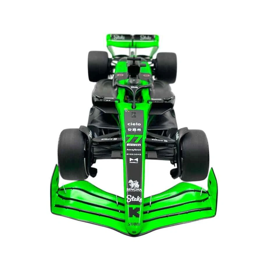 Modellino F1 Minichamps 1/18 Stake F1 Team Kick Sauber C44 V. Bottas #77 Emil... - Immagine 2 di 4