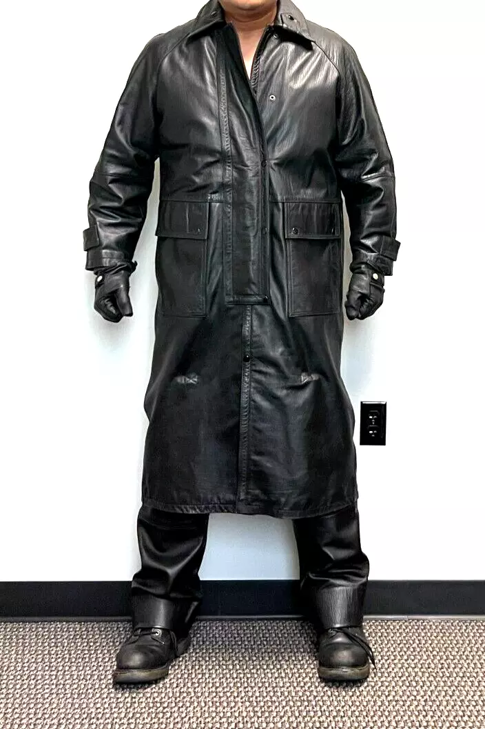 Leather duster for clearance sale