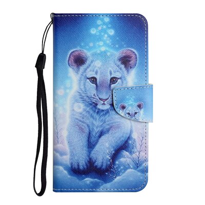 For Xiaomi Redmi Note 11 10 9 9A 8T 8 7 Pro Leather Wallet Pattern Stand Case