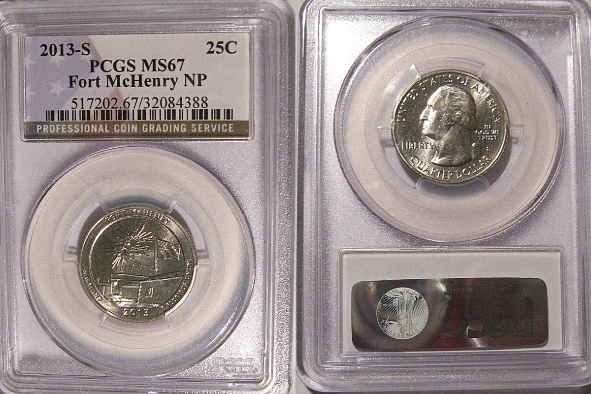 2013 S Fort McHenry NP Quarter 25c PCGS MS67 | eBay