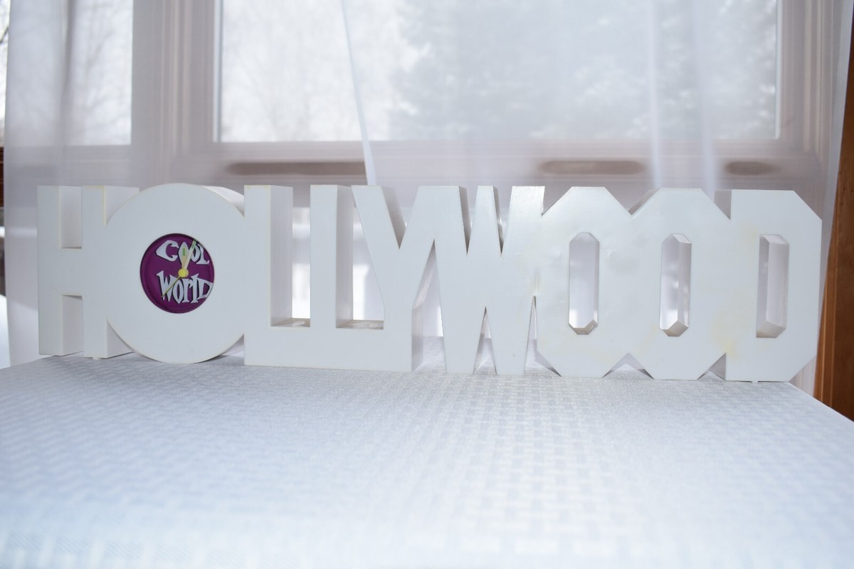 COOL WORLD Original Hollywood Sign CLOCK - 24