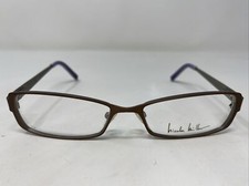Nicole Miller CHARLTON C02 53-16-130 Brown Metal Full Rim Eyeglasses Frame /030