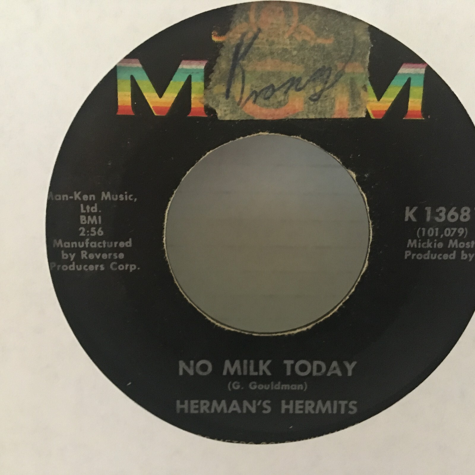 HERMANS HERMITS 45 SINGLE , THERE,S A KIND OF HUSH / NO MILK TODAY | eBay