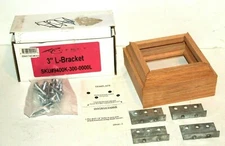 Metrie Stair Parts 3" Unfinished Red Oak Newel Attachment Kit 9400K-300-0000L