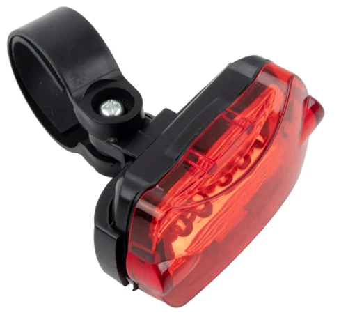2 Stück Fahrrad Rücklicht 5 LED rot Sicherheit hinten blinkend 6 Modi AAA batteriebetrieben - Bild 8 von 19