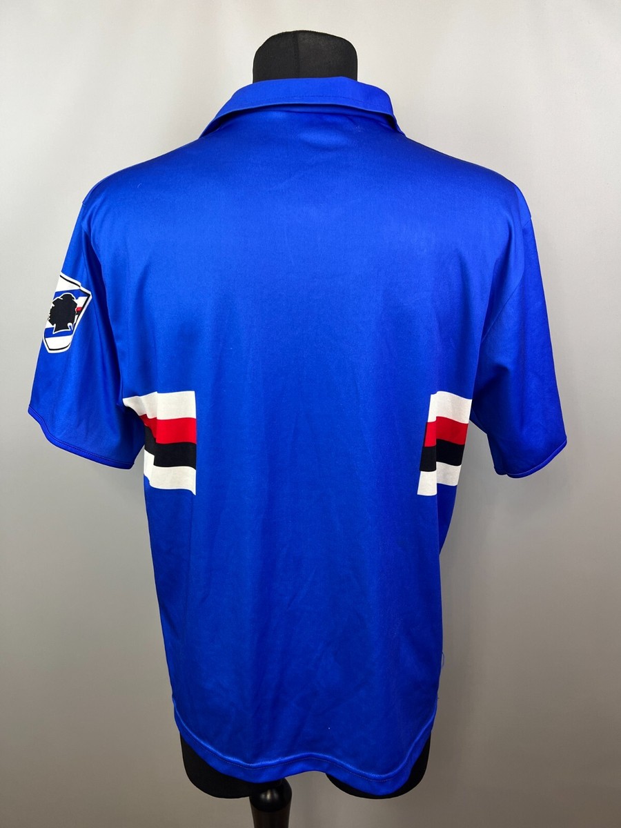 Football uniform/サンプドリア SAMPDORIA 1991 1992 HOME SHIRT FOOTBALL SOCCER JERSEY ASICS