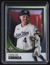2023 TOPPS TRANSCENDENT CHROME CARLOS  CORREA /25 #14