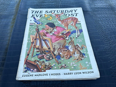 MAY 26 1934 SATURDAY EVENING POST vintage magazine LEYENDECKER - ARTIST
