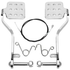 Go Kart Pedals with Throttle Cable, Go Cart Brake Throttle Pedal with 71" Cable