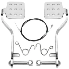 Go Kart Pedals with Throttle Cable, Go Cart Brake Throttle Pedal with 71" Cable