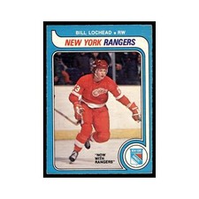 Bill Lochead 1979 O-Pee-Chee #301 New York Rangers Hockey Card VG