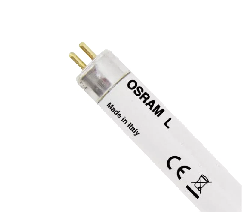 Lampada Fluorescente Neon T5 8W / 827 luce calda 2700 K Lunghezza totale 300 mm - Imagen 2 de 4