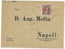 Venezuela: 1905; Copertina Ciudad Bolivar a Napoli, XF, buona, EBV100