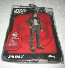 Child Size M 8-10 Disney Star Wars Rogue One Jumpsuit w/ Jacket, Head PC, Belt