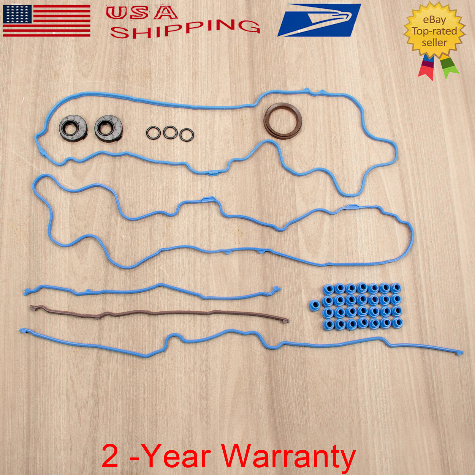 Timing Chain Kit Oil & Water Pump+Cover Gasket For Ford F150 Expedition