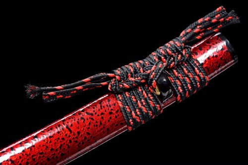 Full tang clay tempered blade samurai katana sword sharp battle ready handmade - Picture 9 of 12