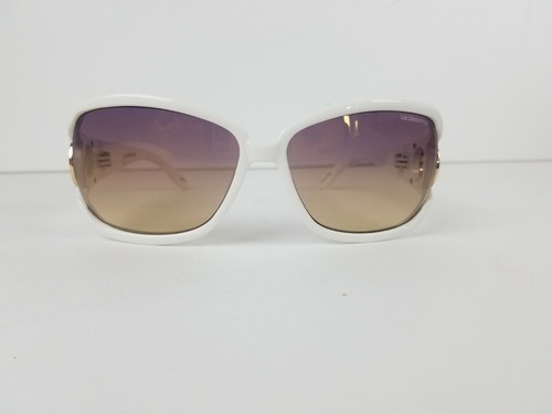 LC Sunglasses Liz Claiborne Lavender Lens Butterfly Shades White Frame LC85703 - Picture 3 of 11