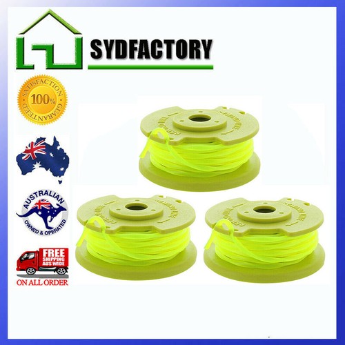 3pcs Line Trimmer Spool Head For RYOBI 18V 24V 40V AC80RL3 OLT1830