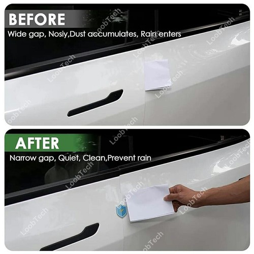 For Kia K5 Optima 20-24 Door Rubber Seal Strip Kit Noise Insulation Sealing Trim - Picture 4 of 14