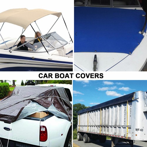 600D Canvas Outdoor Cover Fabric Awning Replace Vinyl Marine Upholstery Project - Picture 7 of 44