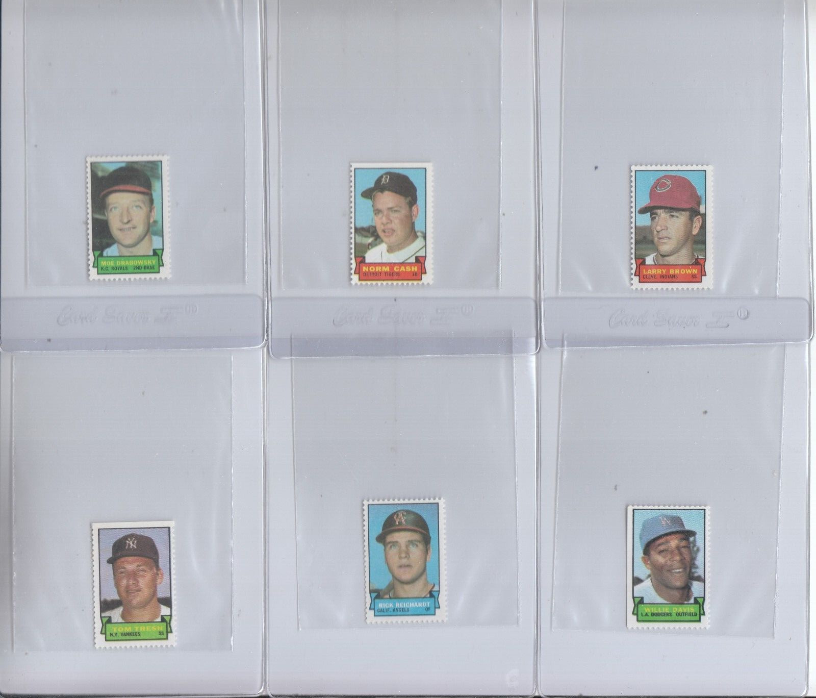 1969 Topps Baseball Stamps Norm Cash NM