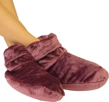 Mars Wellness Heated Microwavable Foot Booties - Microwavable Socks - 2 Pack