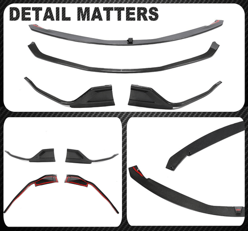 Carbon Frontspoiler Spoilerlippe Frontsplitter Passt für Toyota Supra A90 19-22 - Picture 12 of 12