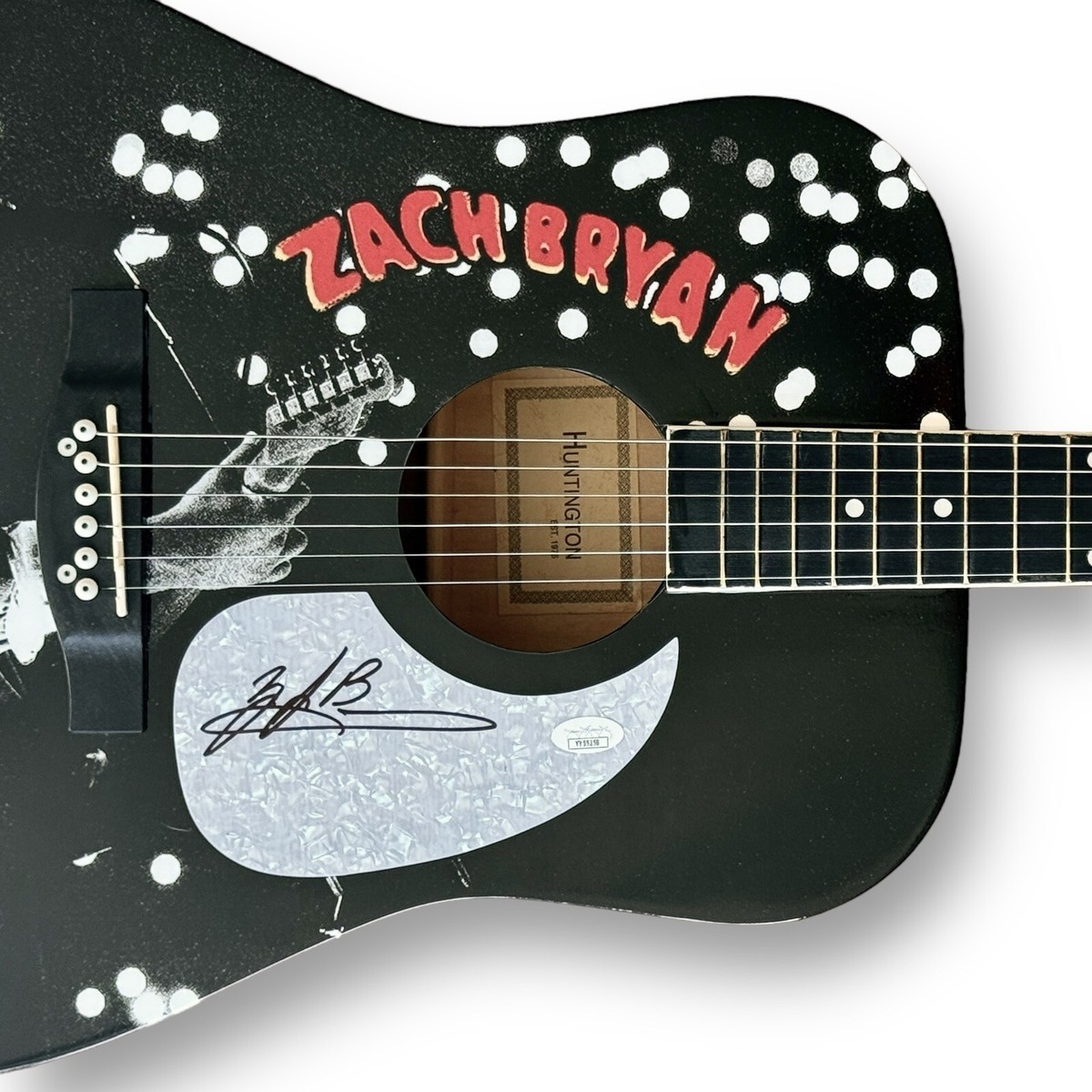 アート・デザイン・音楽 THE ACOUSTIC GUITAR vol.1~7 1993~1998 Zach Bryan Signed Guitar Custom 1/1 Graphics JSA COA I Remember