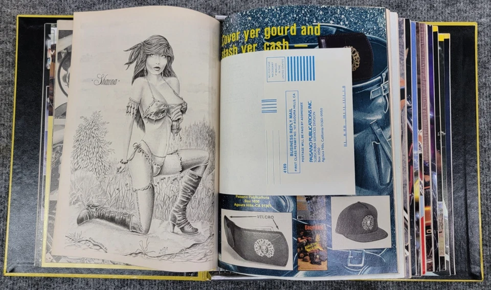 Easyriders Magazines Year 1987-1988 Complete Centerfolds Private Stash Binder - Imagem 3 de 4