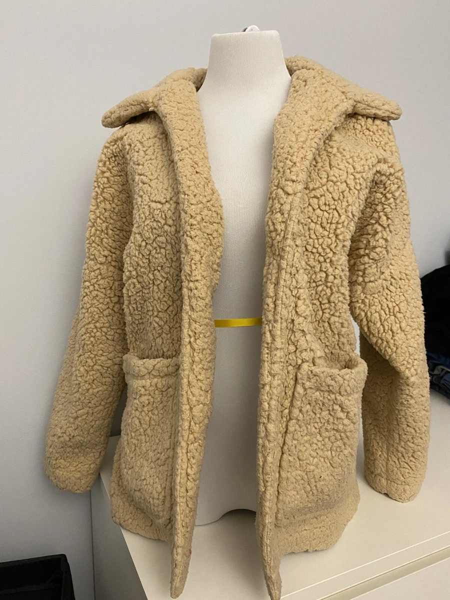 Teddy bear jacket with hood forever 21 hotsell