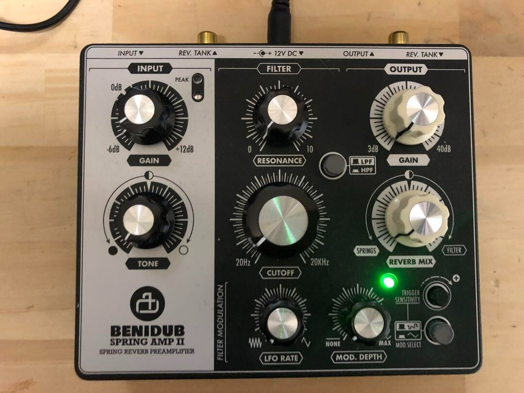 アンプ BENDUB SPRING AMP II Benidub ( ベニダブ ) Spring Amp II：スプリングリバーブ