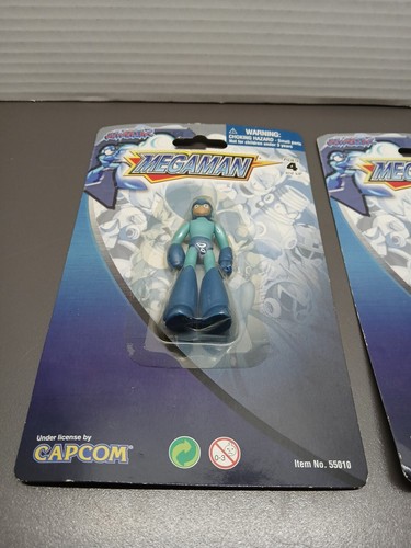 Capcom Jazware Mega Man & Bass 3" Actionfigur Videospiel Figur Spielzeug 2004 - Bild 8 von 10