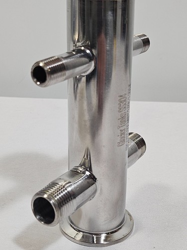 Colector | Abrazadera triple 2 pulgadas x (4) FNPT 1/4 pulg. - SS304 - Imagen 3 de 11