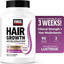 Hair Growth Accelerator, Hair Growth Biotin Vitamins for Women Men, 90Capsules